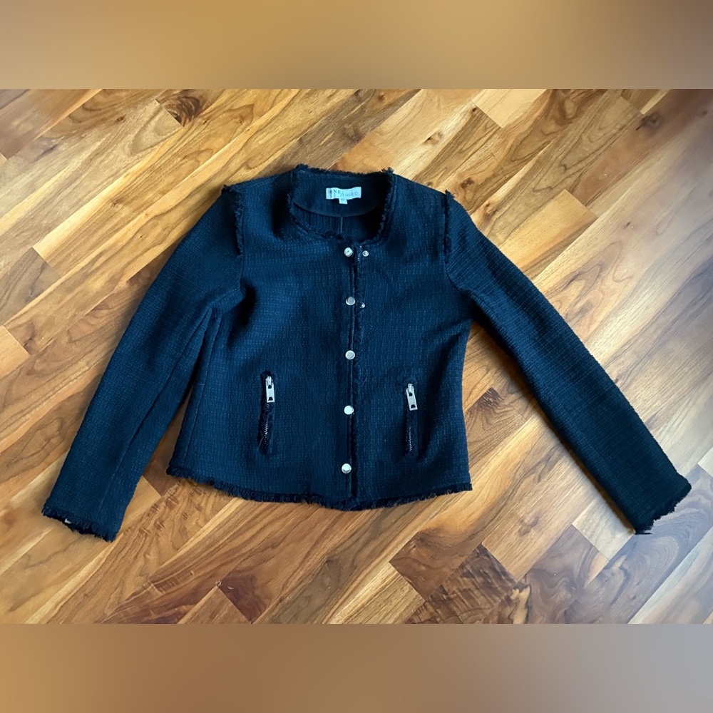 One Third Stylish Black Women's Jacket 01, ECU - Picture 7 of 13